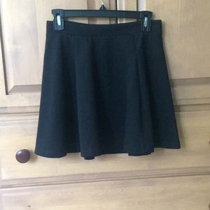 Black Forever 21 Skater Skirt